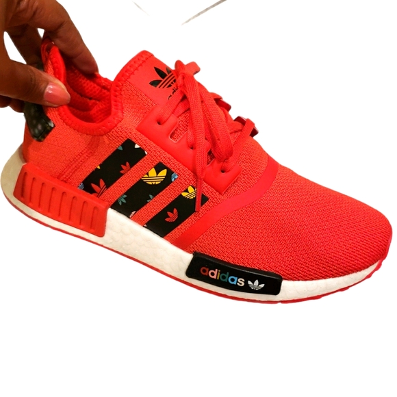 Adidas NMD R1 Women's Athletic Sneakers Red - Picture 7 of 16
